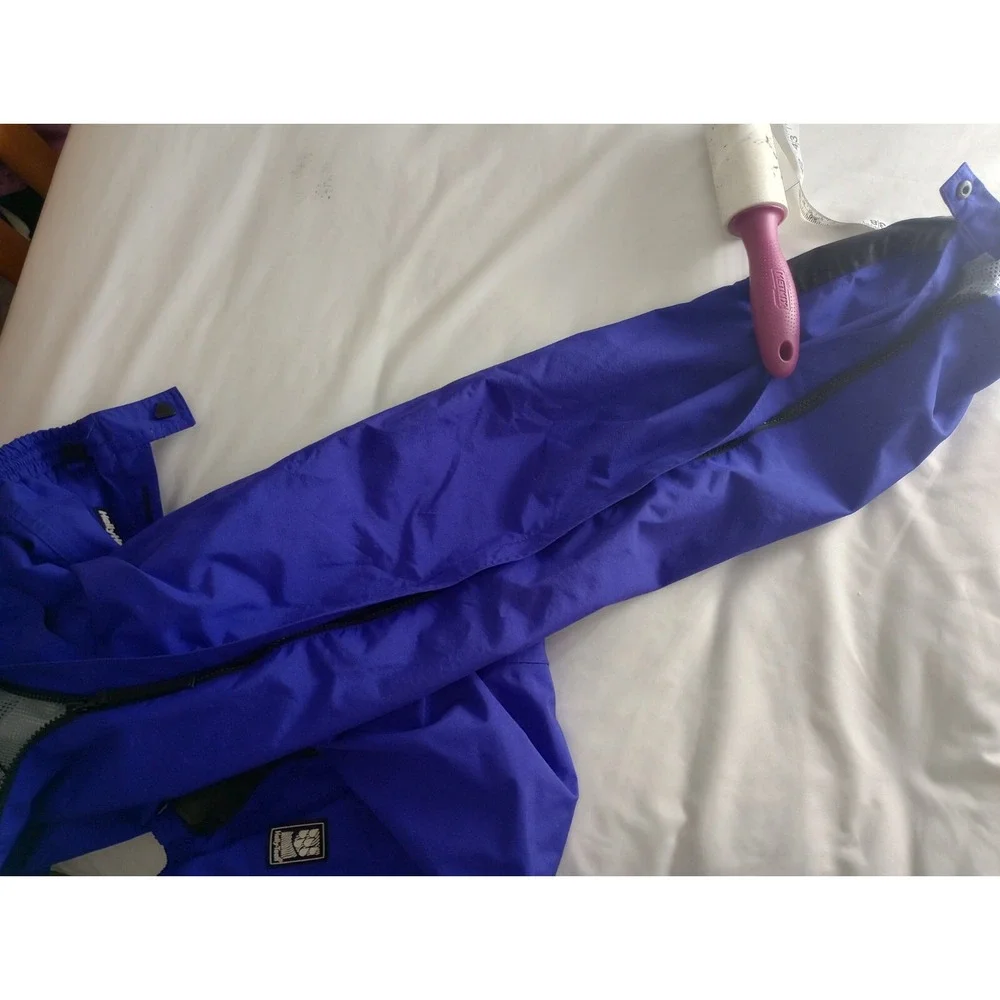 Helly Hansen Pant Women XS Purple Helly Tech Ski Snow Pants Ladies Full Side Zip